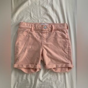 Pink Old Navy Jegging shorts in size 10-12